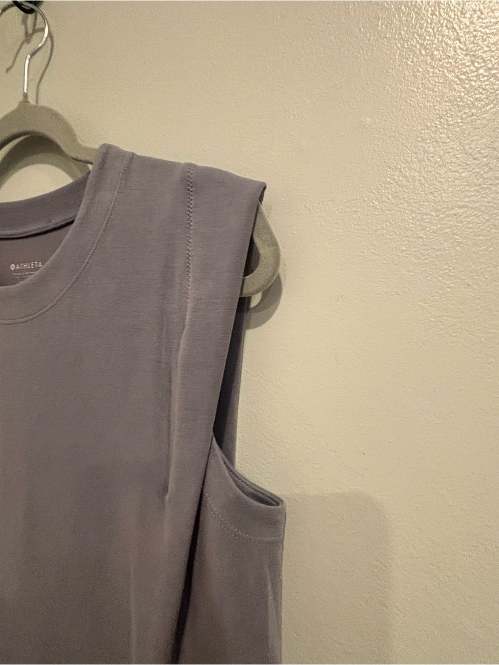 Athleta S Casual Sleeveless Top & Wide-Leg Pants Set in Dusty Lavender - Picture 3 of 9